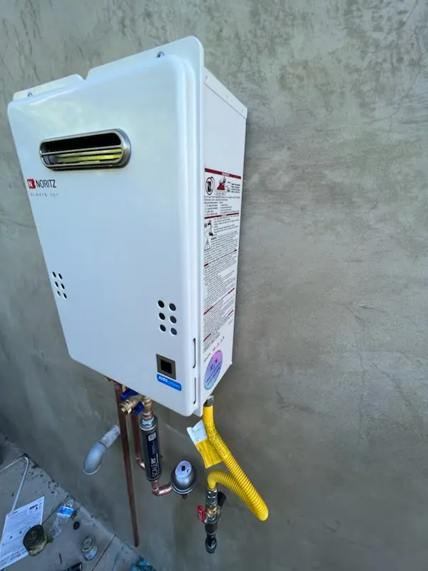 Tankless water heater installation for Tiger Hole-Secret Woods homes